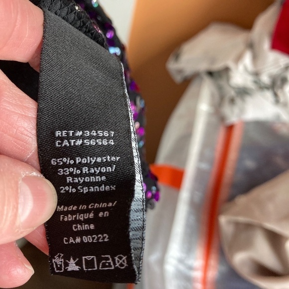 Y2K-Jessica Sequins tank size m-(10-12-) - Picture 3 of 7